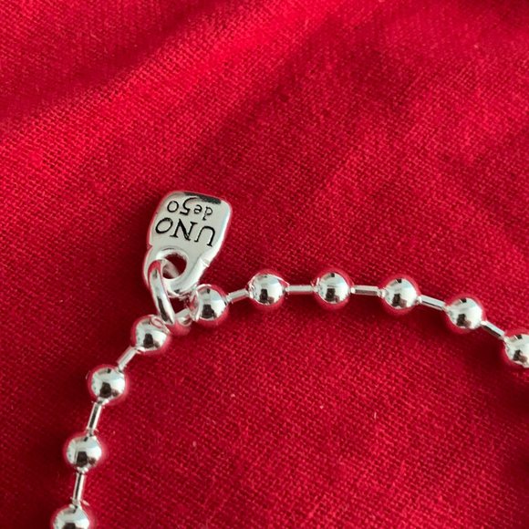 UNO de 50 EMOTIONS BRACELET Silver balls lucky charm - Picture 5 of 6